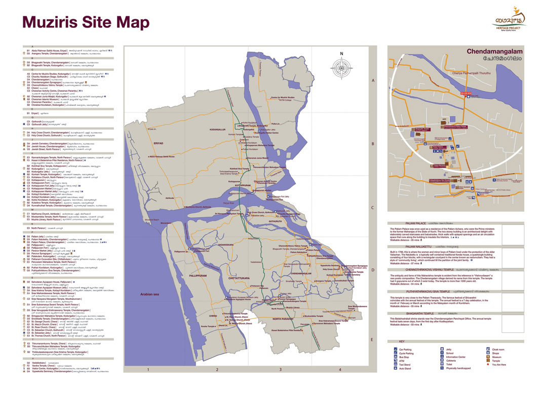 Muziris Site Map