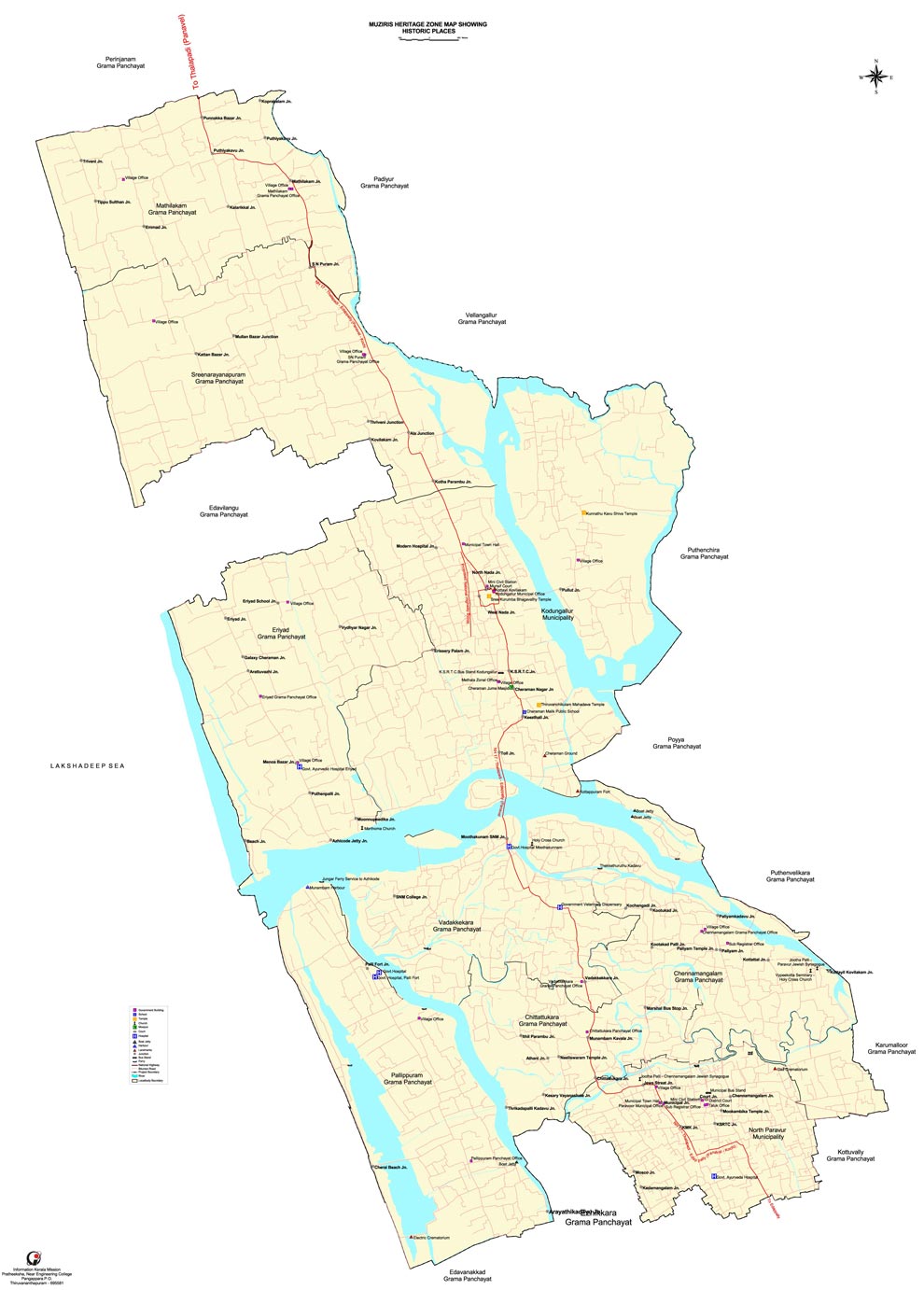 Muziris Site Map